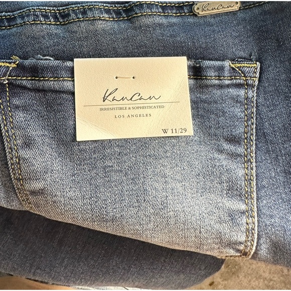 NWT Womens Kancan Los Angeles  High Waisted Denim Jeans 11 / 29  KFT - Picture 7 of 7